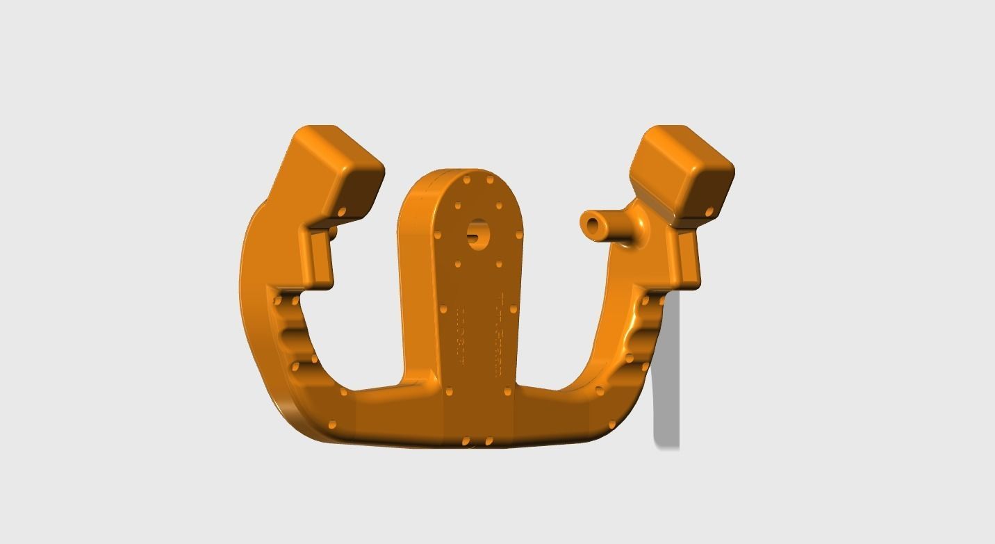 Editable Boeing 737 Yoke for flight simulator 3D print model_3