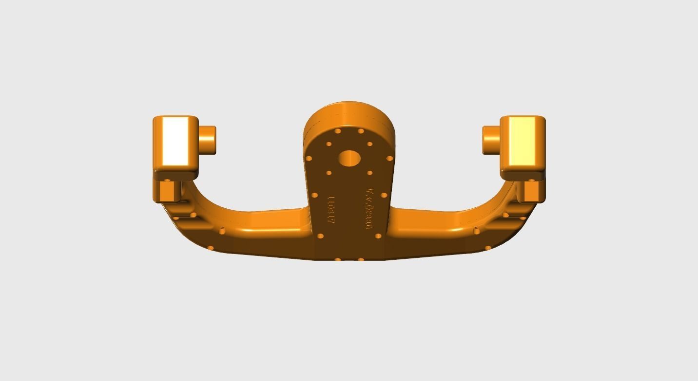 Editable Boeing 737 Yoke for flight simulator 3D print model_6