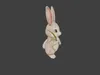 Cute Cartoon Bunny Holding Grass - Stylized 3D Character 3D model ...