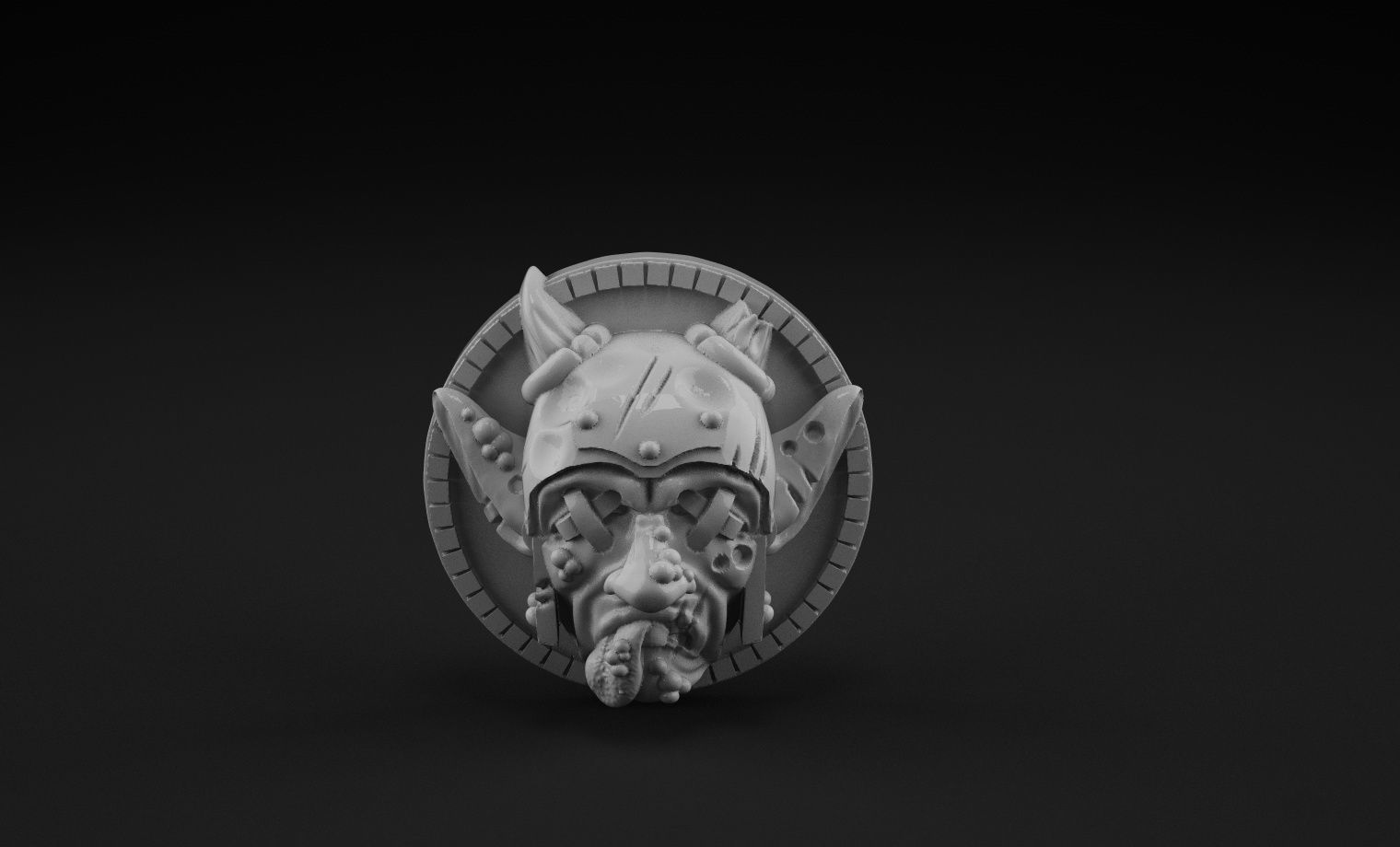 Knockout token 3D print model