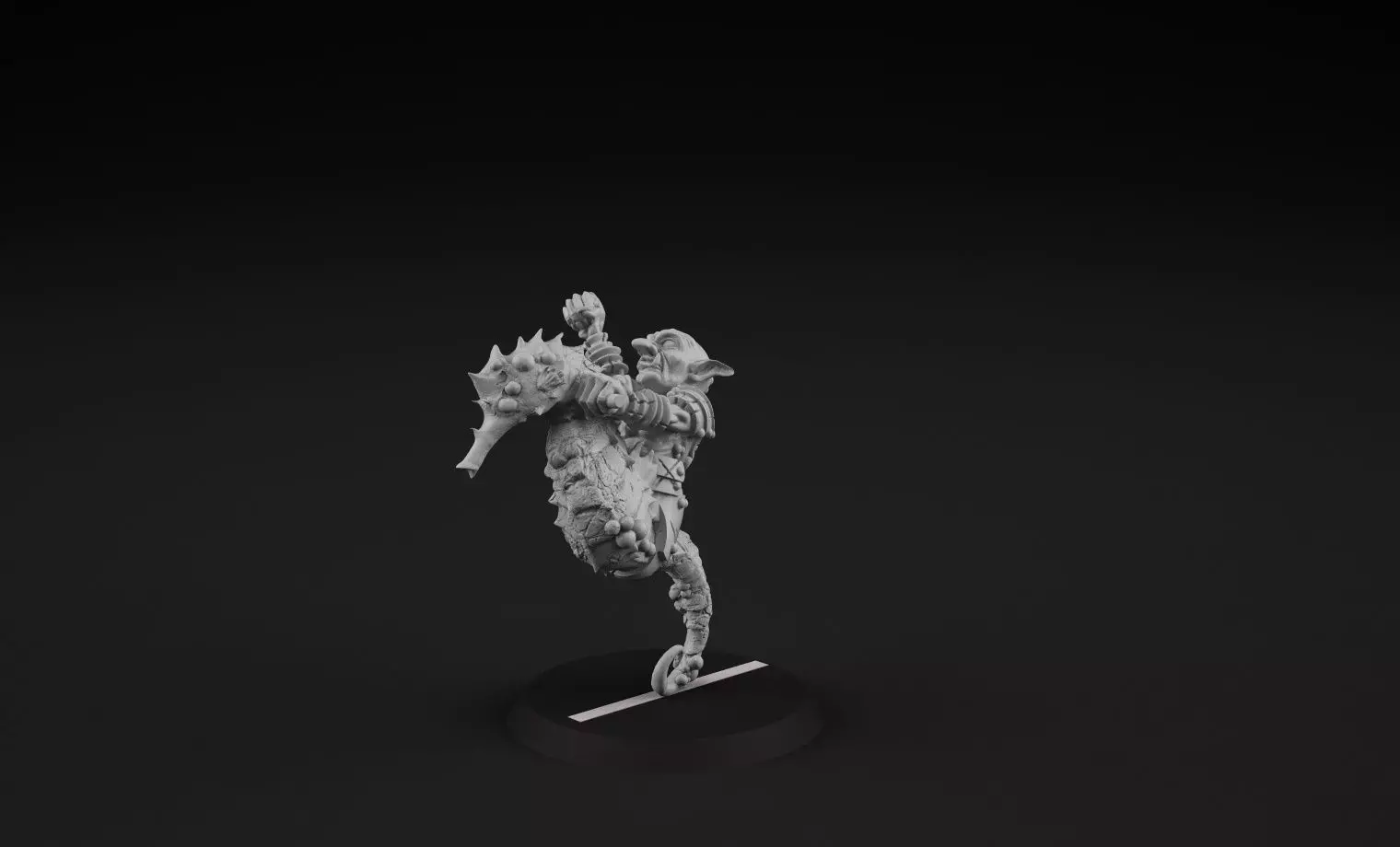 Pogo goblin 3D print model_0