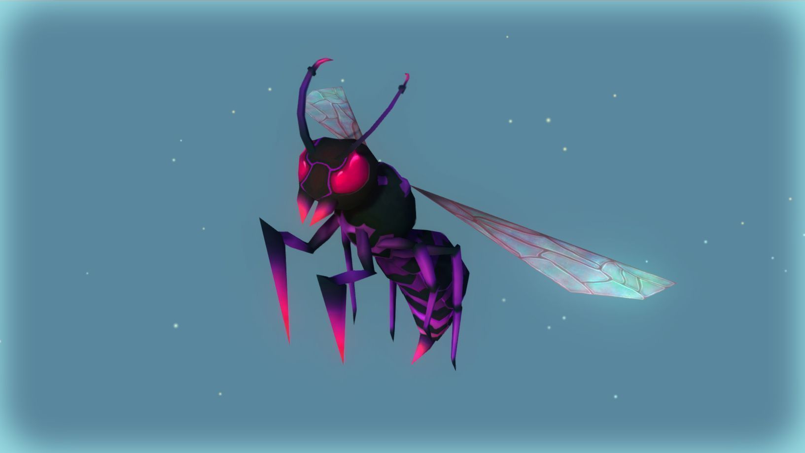 Animated Wasps Pack Low-poly 3D model_9