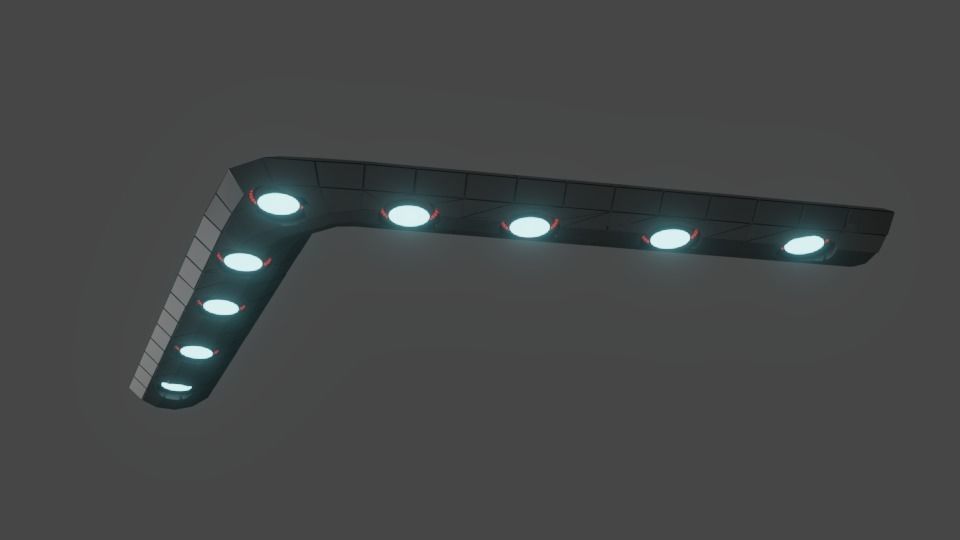 V-Shaped UFO Version 2 3D model_1