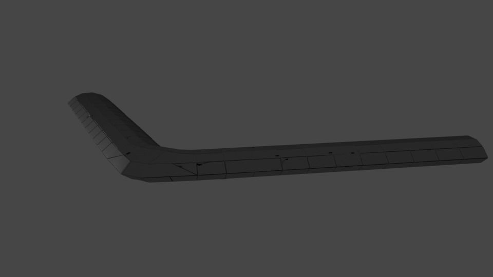 V-Shaped UFO Version 2 3D model_4