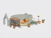 3D model Low Poly Gladiator Arena Set - 22 Assets VR / AR / low-poly ...