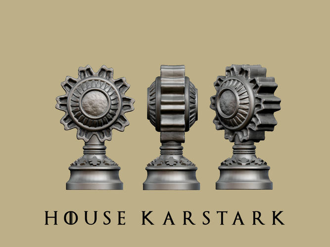 Game of thrones - House Karstark marker 3D print model
