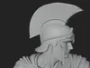 Greek Hoplite Warrior Statue Design 36 - 3D Print Model 3D model 3D ...