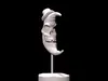 Creepy Moon with Skull Face 3D model 3D printable | CGTrader