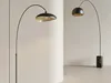 Modern Black Arc Floor Lamp with Marble Base 3D model | CGTrader