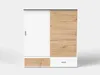 3D model Sliding Door Wardrobe With Two Drawers VR / AR / low-poly ...