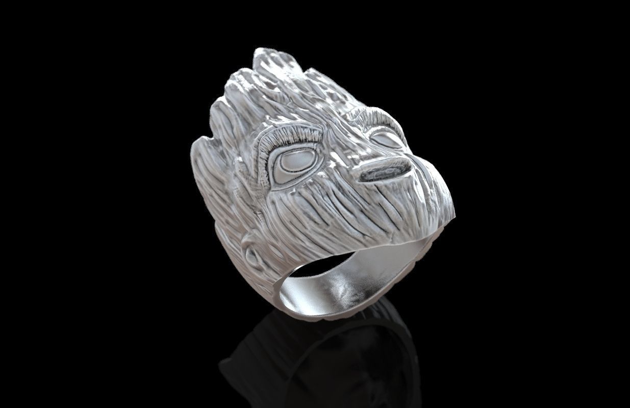 Groot Ring  Guardians of the Galaxy 3D print model_1
