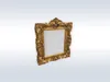 3D model Gothic Gold Ornate Frame 327 VR / AR / low-poly | CGTrader
