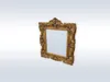 3D model Gothic Gold Ornate Frame 327 VR / AR / low-poly | CGTrader