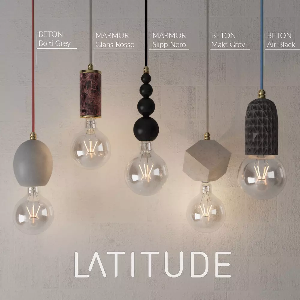 Latitude lights Low-poly 3D model_0
