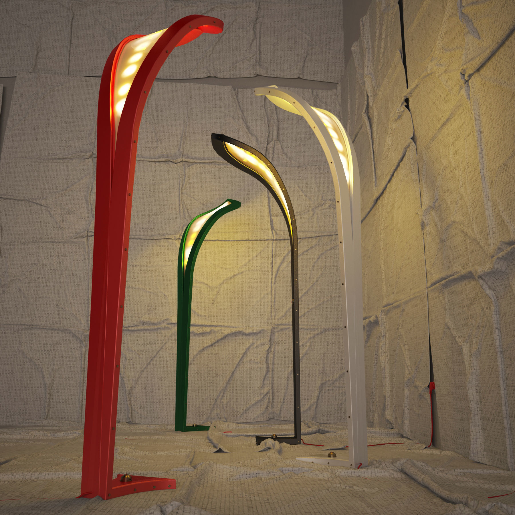 Design lights 3D model_2