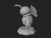 Cute Cartoon Bee Statue Design 1 - 3D Print Model 3D model 3D printable ...