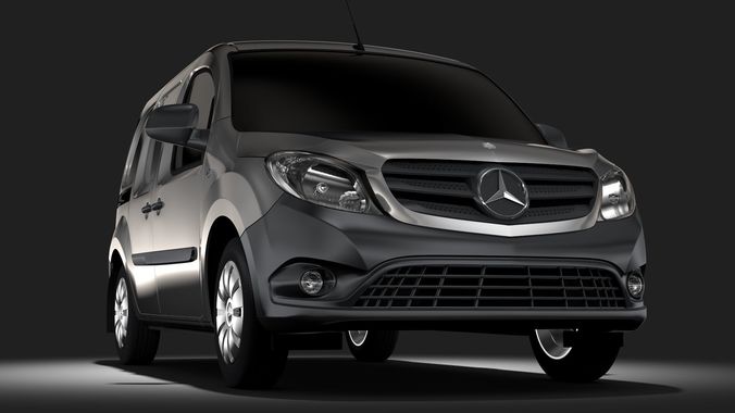 Mercedes Benz Citan Van L2 2017 3D model