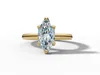 1ct and 2ct Marquise Solitaire Engagement Rings Tulip Head 3D Model ...