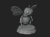 Cute Cartoon Bee Statue Design 4 - 3D Print Model 3D model 3D printable ...