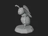 Cute Cartoon Bee Statue Design 4 - 3D Print Model 3D model 3D printable ...
