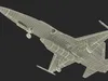 HESA Saeqeh Iranian Combat Aircraft Blue 3D model | CGTrader