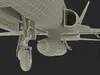 Iranian HESA Saeqeh Fighter Aircraft Simplified 3D model | CGTrader