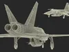Iranian HESA Saeqeh Fighter Aircraft Simplified 3D model | CGTrader