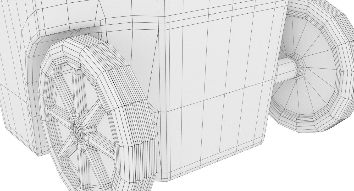 Garbage Container 1 Textured 3D model_11