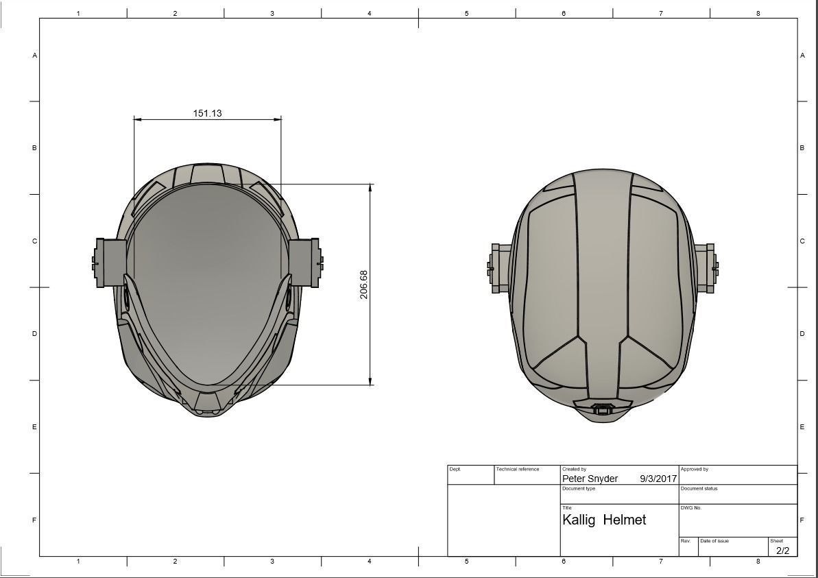 Darth Nox Kallig Helmet Star Wars 3D print model_6