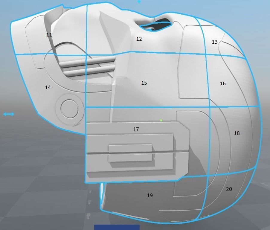 Darth Nox Kallig Helmet Star Wars 3D print model_4