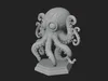 Cute Cartoon Octopus Statue Design 2 - 3D Print Model 3D model 3D ...