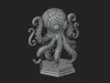 Cute Cartoon Octopus Statue Design 2 - 3D Print Model 3D model 3D ...