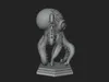 Cute Cartoon Octopus Statue Design 2 - 3D Print Model 3D model 3D ...