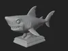 Cute Cartoon Shark Bust Statue Design 2 - 3D Print Model 3D model 3D ...