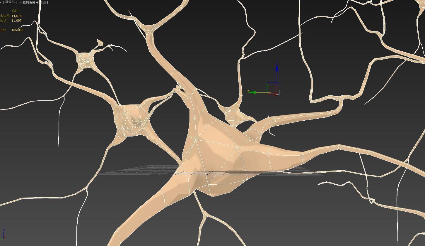 Brain Neurons 3D model_4