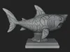 Cute Cartoon Shark Bust Statue Design 3 - 3D Print Model 3D model 3D ...
