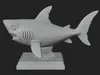 Cute Cartoon Shark Bust Statue Design 3 - 3D Print Model 3D model 3D ...