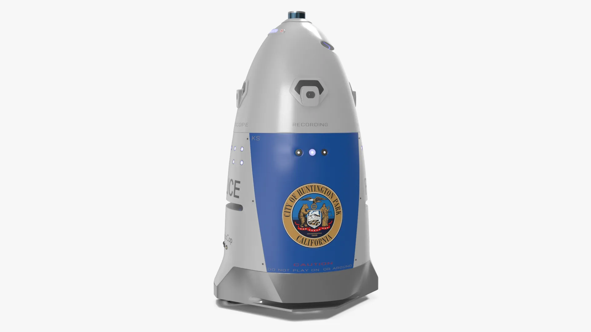 K5 Autonomous Police Surveillance Robot 3D model | CGTrader