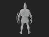 Greek Hoplite Warrior Statue Design 37 - 3D Print Model 3D model 3D ...