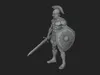 Greek Hoplite Warrior Statue Design 37 - 3D Print Model 3D model 3D ...