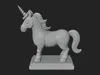 Cute Cartoon Unicorn Statue Design 2 - 3D Print Model 3D model 3D ...