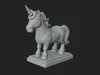 Cute Cartoon Unicorn Statue Design 2 - 3D Print Model 3D model 3D ...
