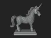 Cute Cartoon Unicorn Statue Design 2 - 3D Print Model 3D model 3D ...