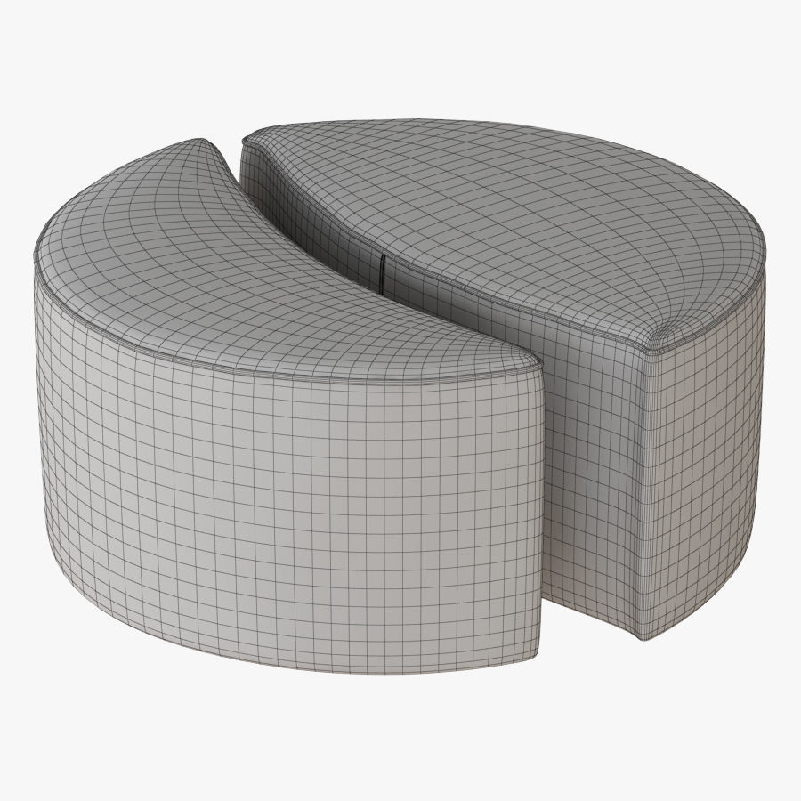 Pouf Bedding Atelier DayDream 3D model_4