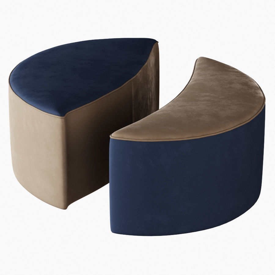 Pouf Bedding Atelier DayDream 3D model_1