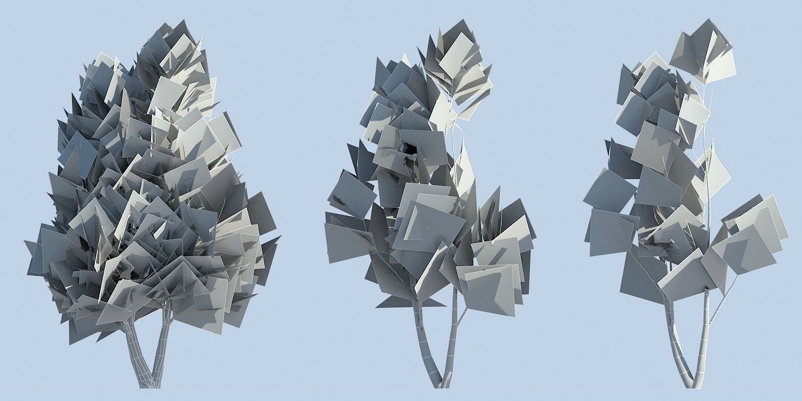 Lowpoly 3Dmodel tree VR AR game 3LOD number22 Low-poly 3D model_2