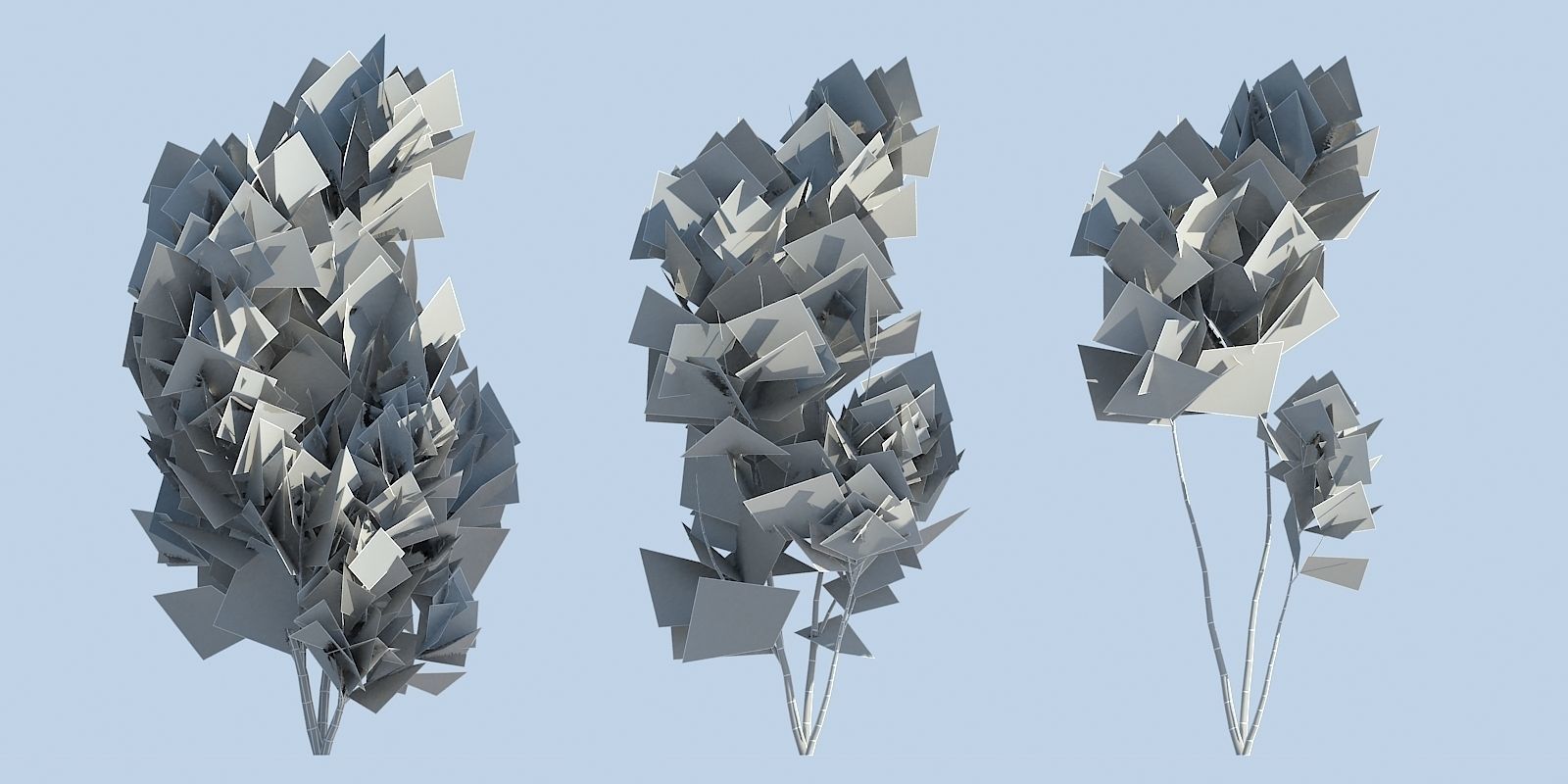 Lowpoly 3Dmodel tree VR AR game 3LOD number26 Low-poly 3D model_2