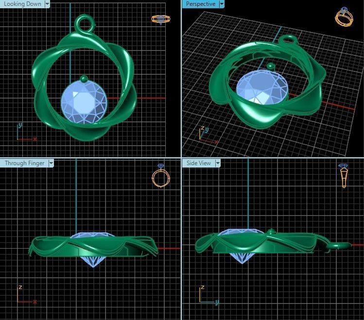 Pendant 0101277 3D print model_2