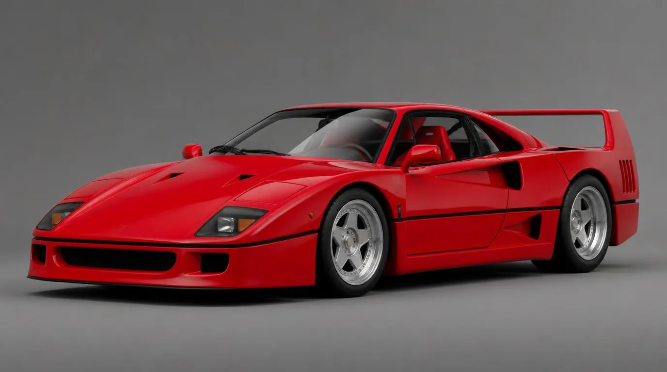 Ferrari F40 1987 Iconic High Poly PBR 3D model | CGTrader
