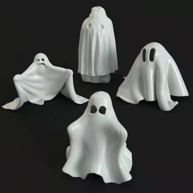 ghosts figure 3D model_0
